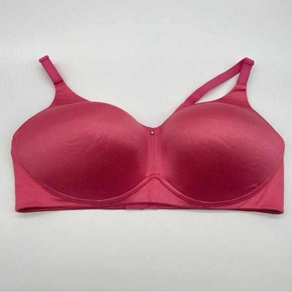 Cacique‎ Lightly Lined Pink No-Wire Bra - Picture 1 of 10